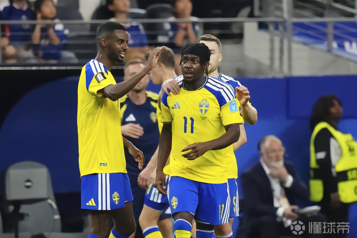 队报：瑞典锋线有伊萨克，哲凯赖什和埃兰加，但攻守失衡